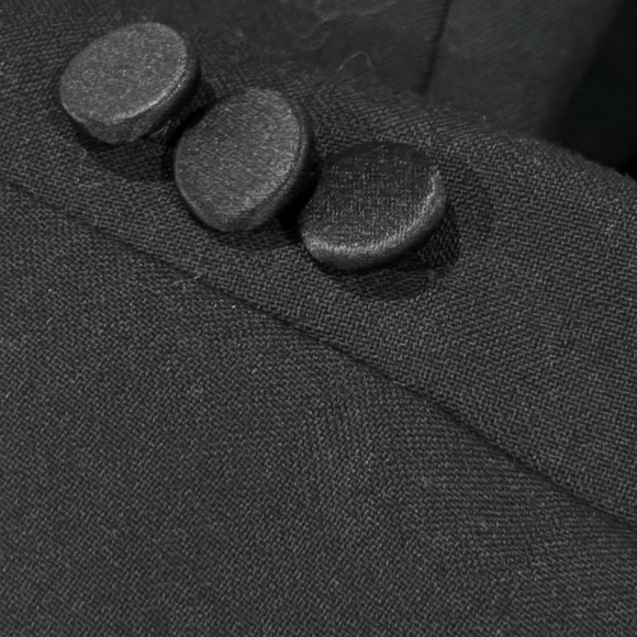 🧥🎩 OSCAR DE LA RENTA Formal Tailcoat Jacket | Made in USA | Late 80s, 00 Petite - Picture 9 of 11